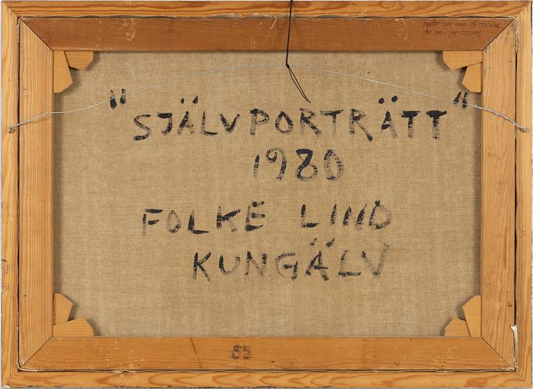 Folke Lind, "Självporträtt".