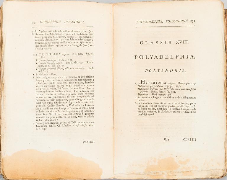 A book 'Flora Lapponica' by Carl von Linné, J.E Smith 1792.