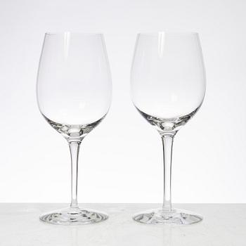 Erika Lagerbielke, vinglas, 16 st, "Merlot 45 cl",  Orrefors.