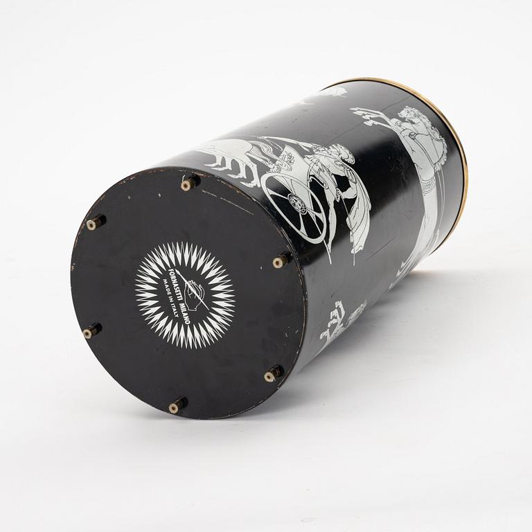 Piero Fornasetti, an umbrella stand, Studio Fornasetti Milan, Italy.