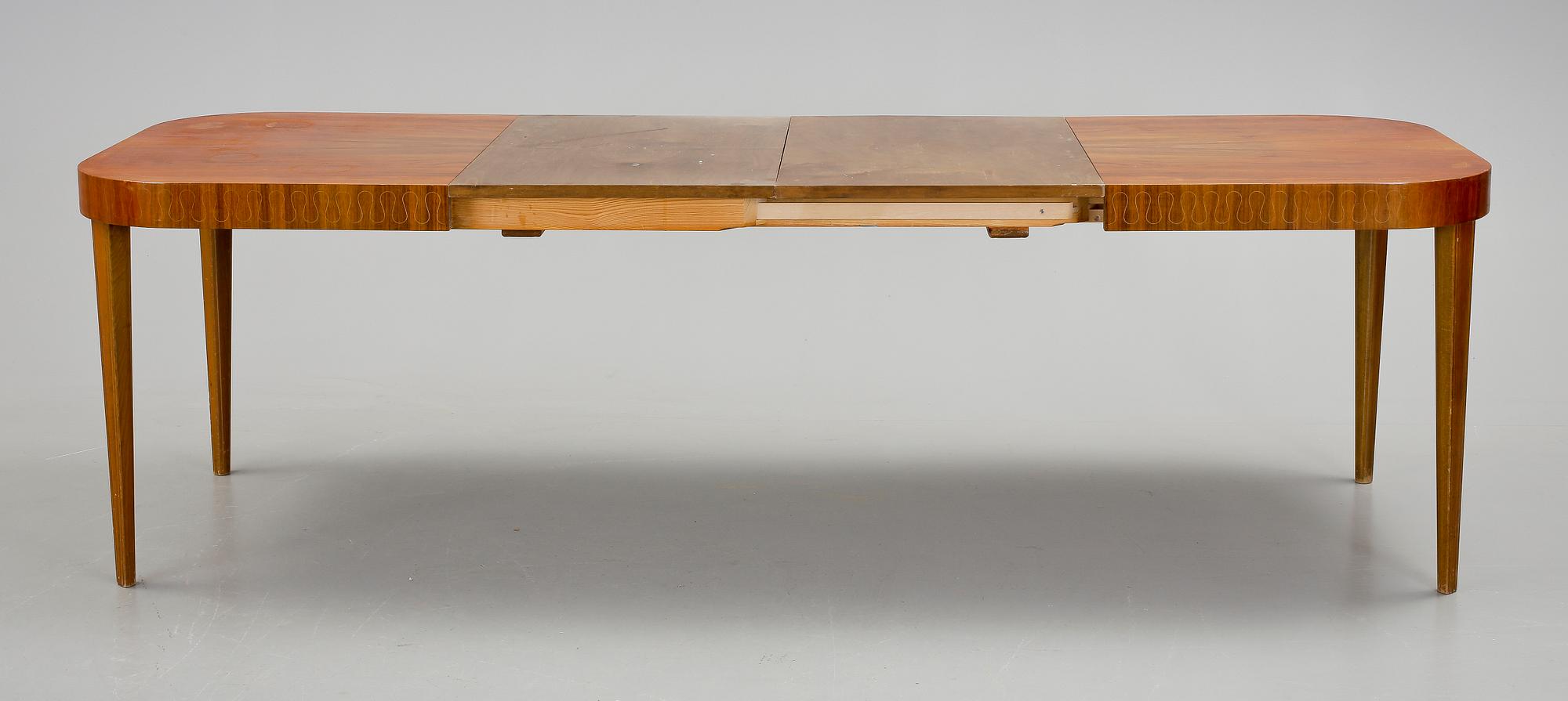 MATBORD, art deco, med två iläggsskivor, 1930-tal.