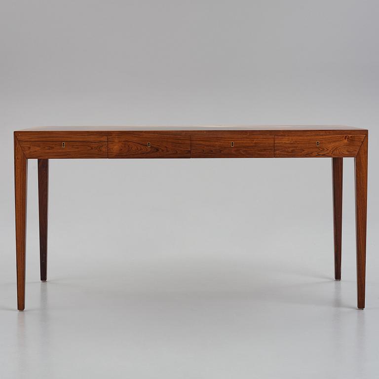 Severin Hansen, a palisander desk, Haslev Møbler, Denmark 1960s.