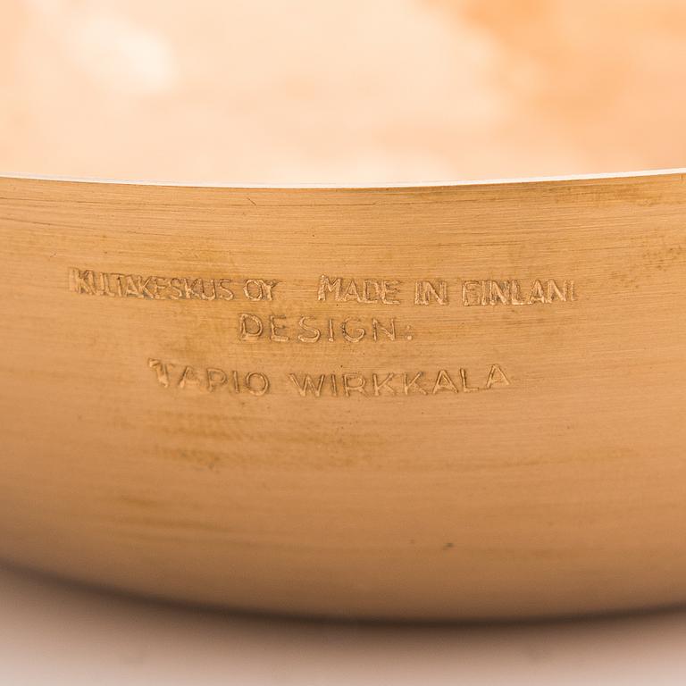 Tapio Wirkkala, three 'TW 476' bowls for Kultakeskus.