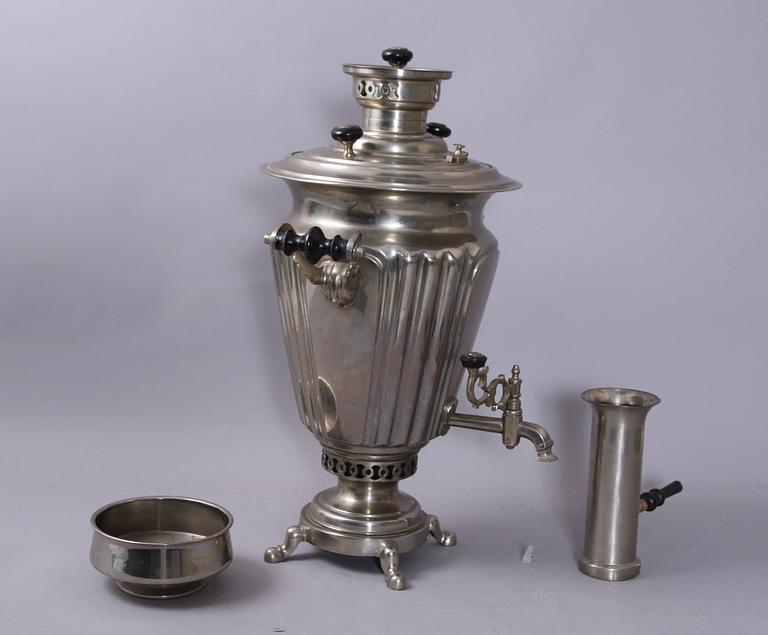 TESAMOVAR, vitmetall, Ryssland, omkring 1900.