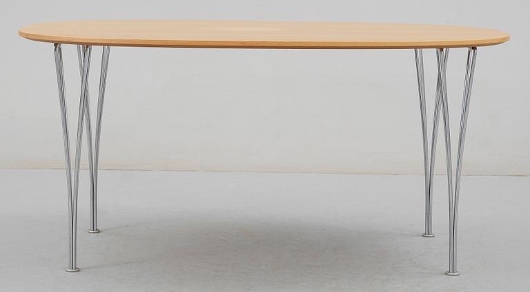 MATBORD."Superelips". Design Bruno Mathsson & Piet Hein, för Fritz Hansen, MIAB, Sverige på licens, 1991.