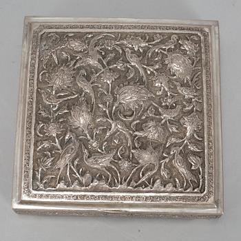 A silver box, first half of the 20th century.