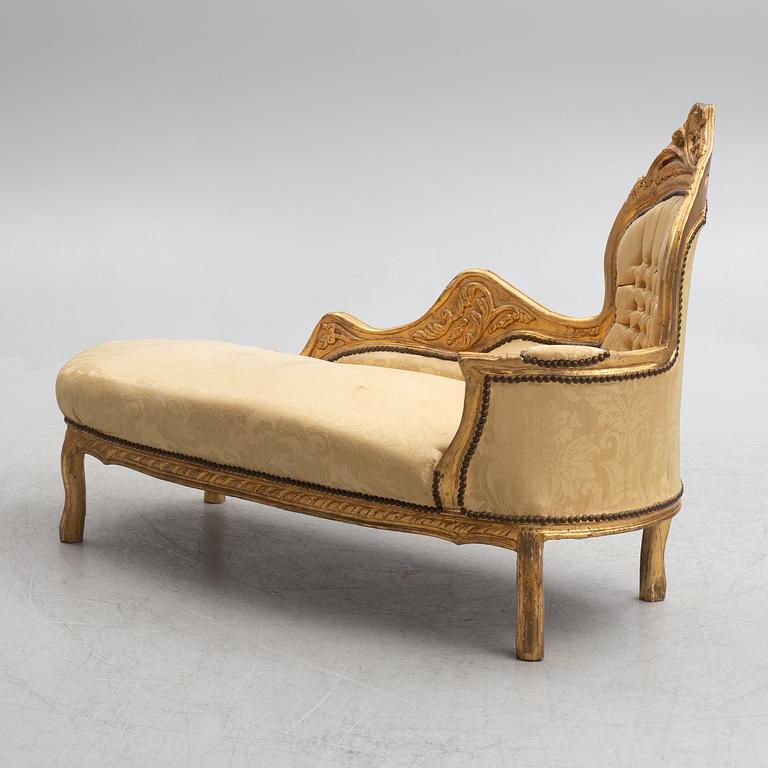 Canapé, Rococo style, first half of the 20th century.