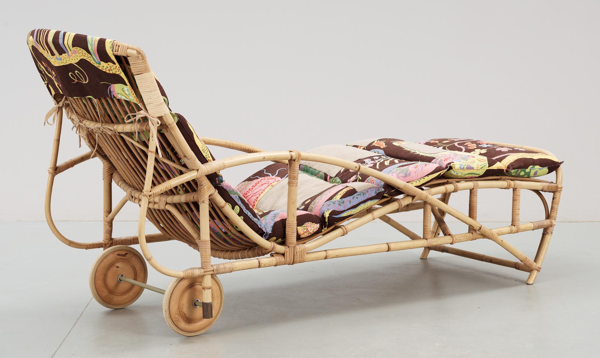 A Josef Frank rattan lounge chair, Svenskt Tenn.