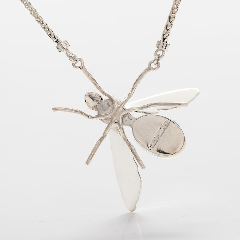 HALSBAND "Bi", sterling silver, labradorit. Ru Runeberg 2013.