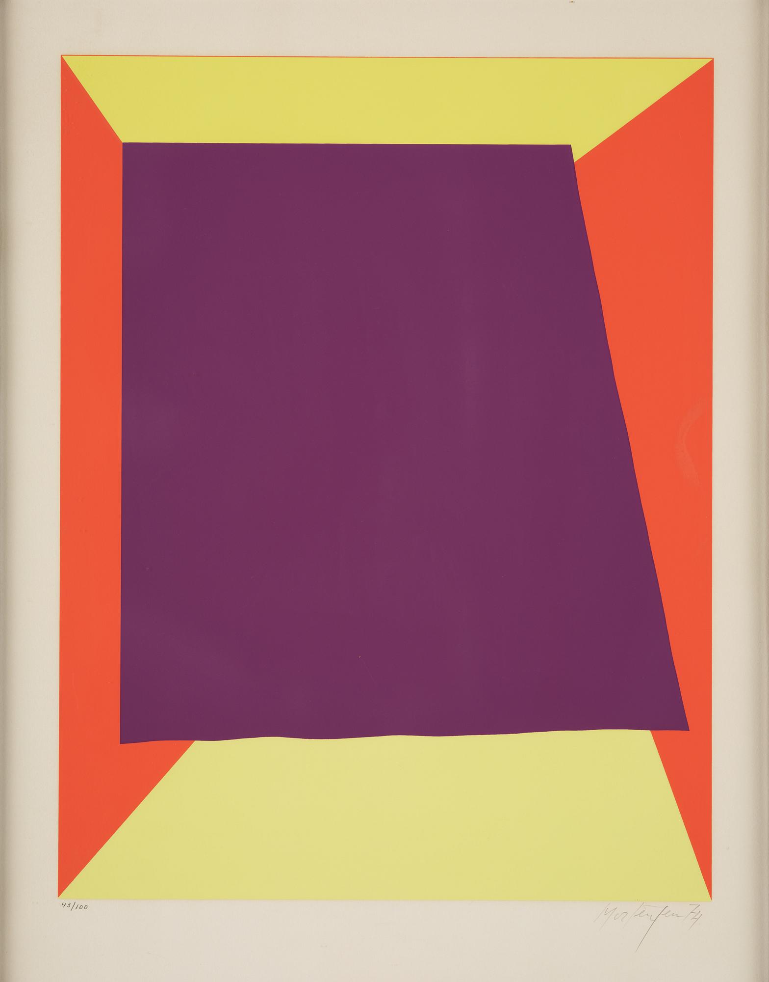 Richard Mortensen, Untitled from: "Hommage aux Prix Nobel" (The Nobel Prize Portfolio).