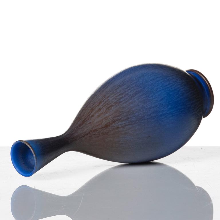 Berndt Friberg, two stoneware vases and a bowl, Gustavsberg studio, Sweden 1962-65.