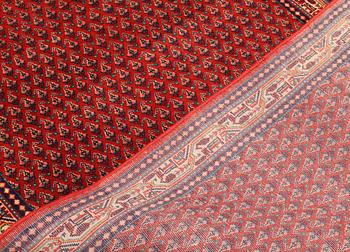 Gallerimatta, Sarouk, ca 315 x 113 cm.