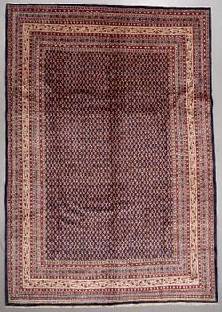 A carpet, Sarouk-mir, 372 x 260 cm.