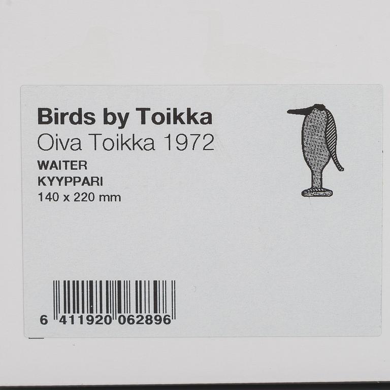 Oiva Toikka, lasilintu, signeerattu O. Toikka Iittala.