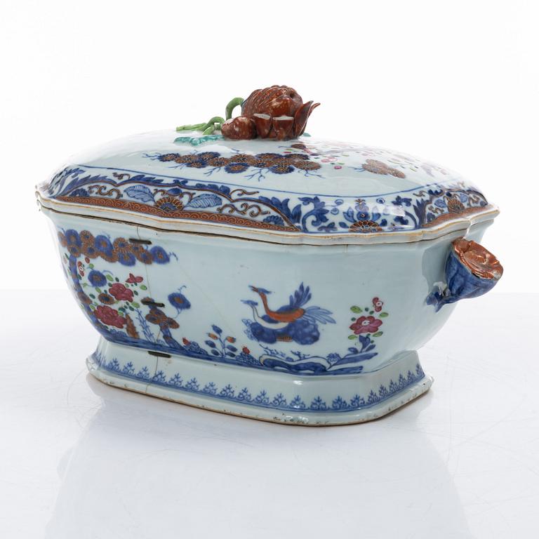 Terrin, exportporslin, Kina, Qianlong (1736-95).