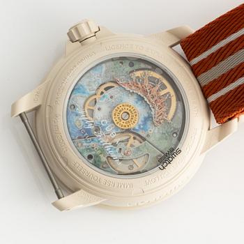 Swatch/Blancpain, Scuba Fifty Fathoms, Arctic 
Ocean, wristwatch, 42.3 mm.