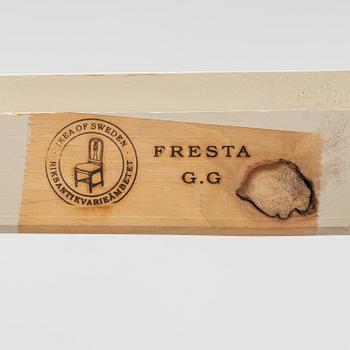 Six Gustavian style 'Fresta' chairs, IKEA, 1990's.