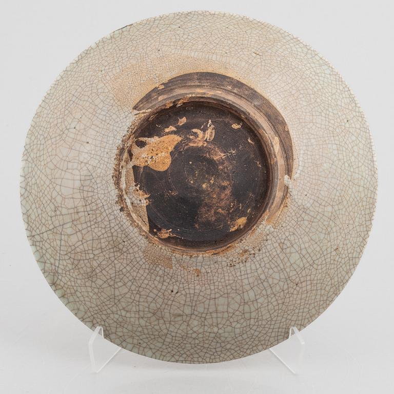 A Swatow dish, Ming dynasty (1368-1644).