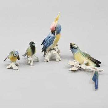 FIGURINER, 4 st, Karl Ens, Tyskland, 1900-tal.