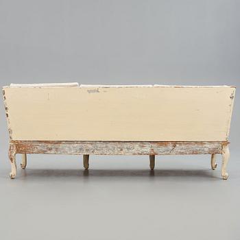 A Swedish Rococo 18th century sofa.