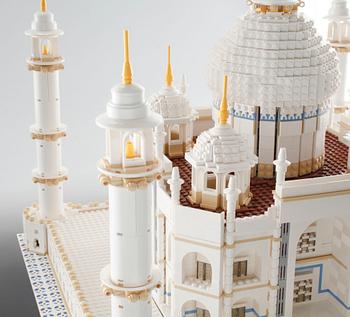 LEGO set "Taj Mahal" no 10189, with box and instructions, Denmark, 2008.