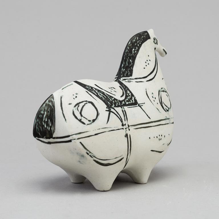 A stoneware figurine by Stig Lindberg, Gustavsberg.