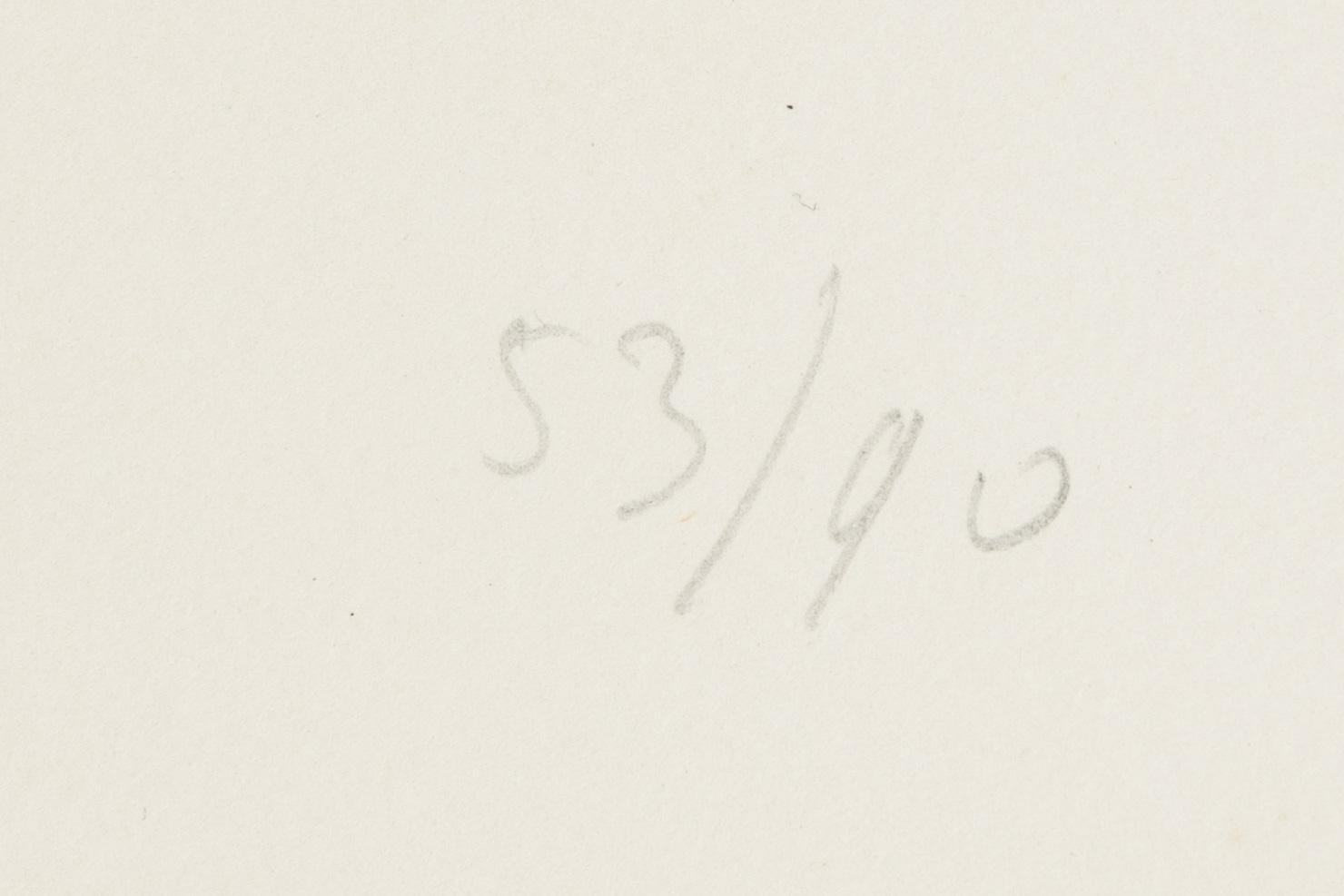 Jean Capdeville, color lithograph, signed and numbered 53/90.