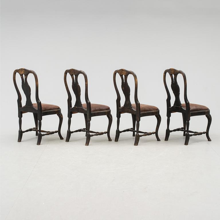 STOLAR, 4 st, rokokostil, 1900-talets första hälft.