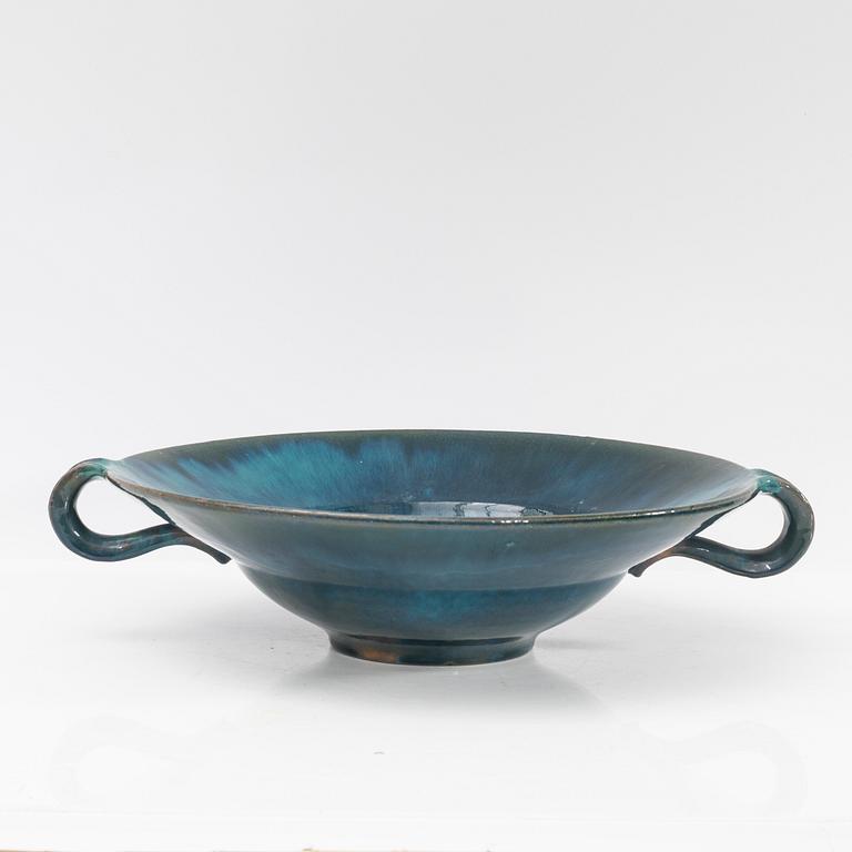 Alfred William Finch, Serving bowl, ceramic, "Iris", Finland, first half of the 20th century.