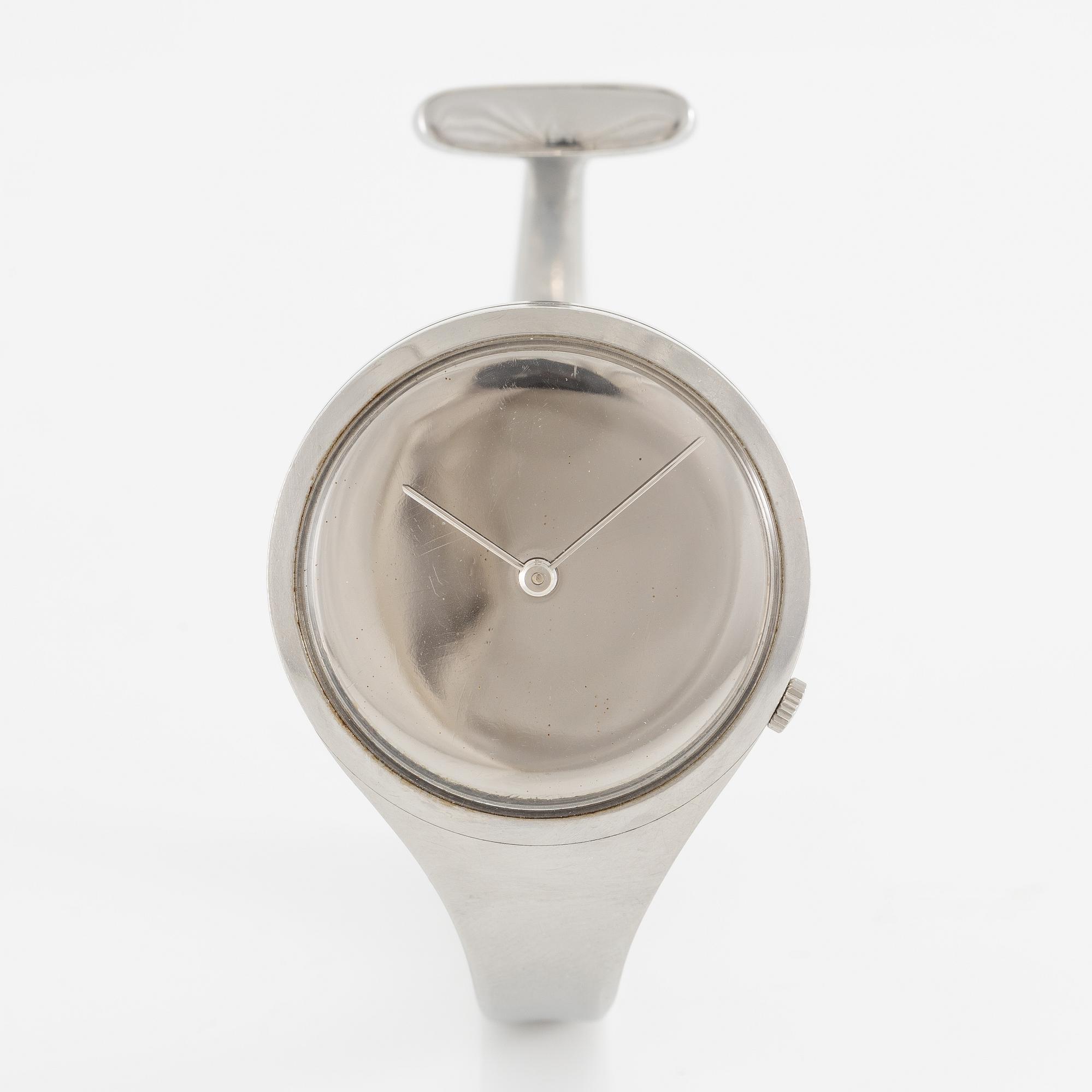 Georg Jensen, "L.U.Chopard & Cie", design Vivianna Torun Bülow-Hübe , armbandsur, 33 mm.