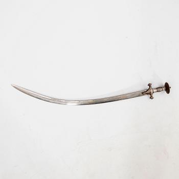 Tulwar / Shamshir, sabre, Afghan - Indian, turn of the Century 1900.