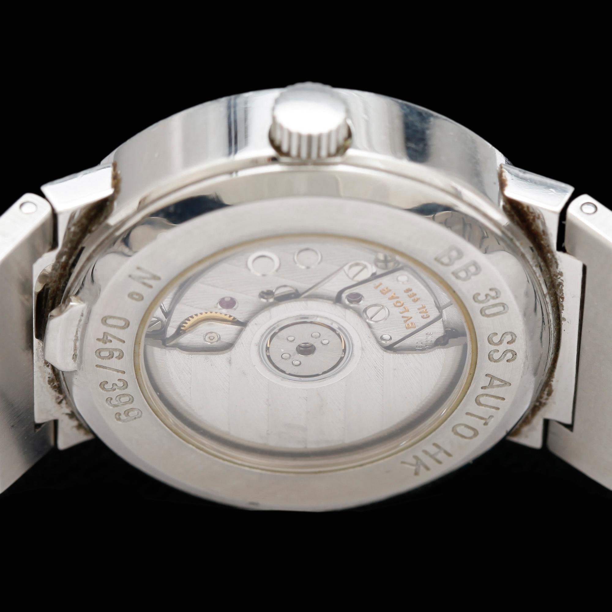 ARMBANDSUR, Bulgari, Hong Kong 10th, stål, automatisk, 1997.