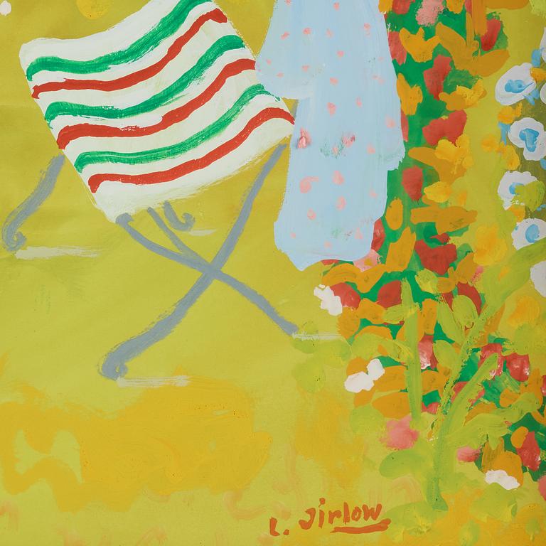 LENNART JIRLOW, gouache, signed L. Jirlow.