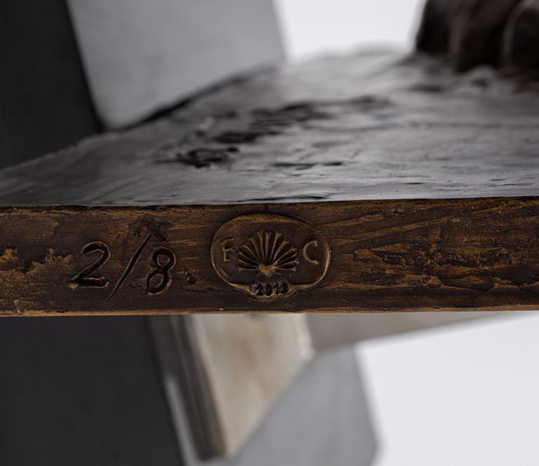 Gudmar Olovson, relief/sculpture. Signed. Numbered. Foundry mark. Bronze, total height 80 cm, length 58.5 cm.