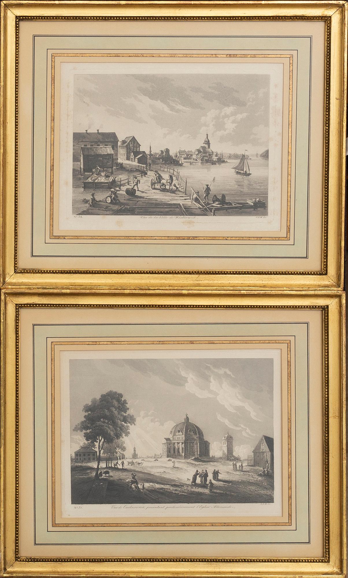 3 PRINTS by JOHAN FREDRIK MARTIN,