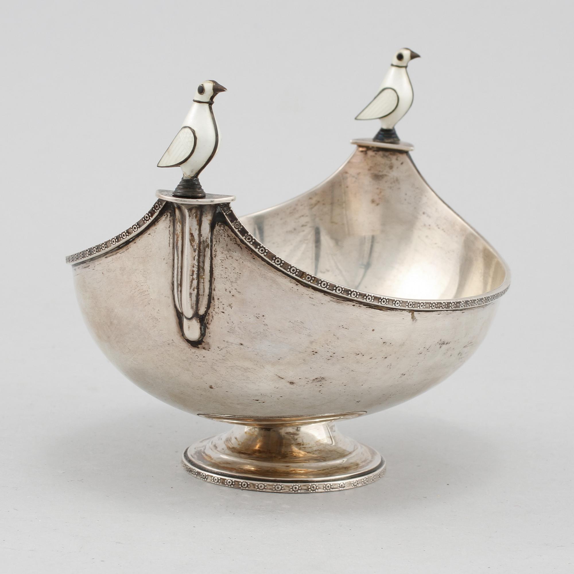 SKÅL, silver, 1900-talets första kvartal, vikt 215 g.