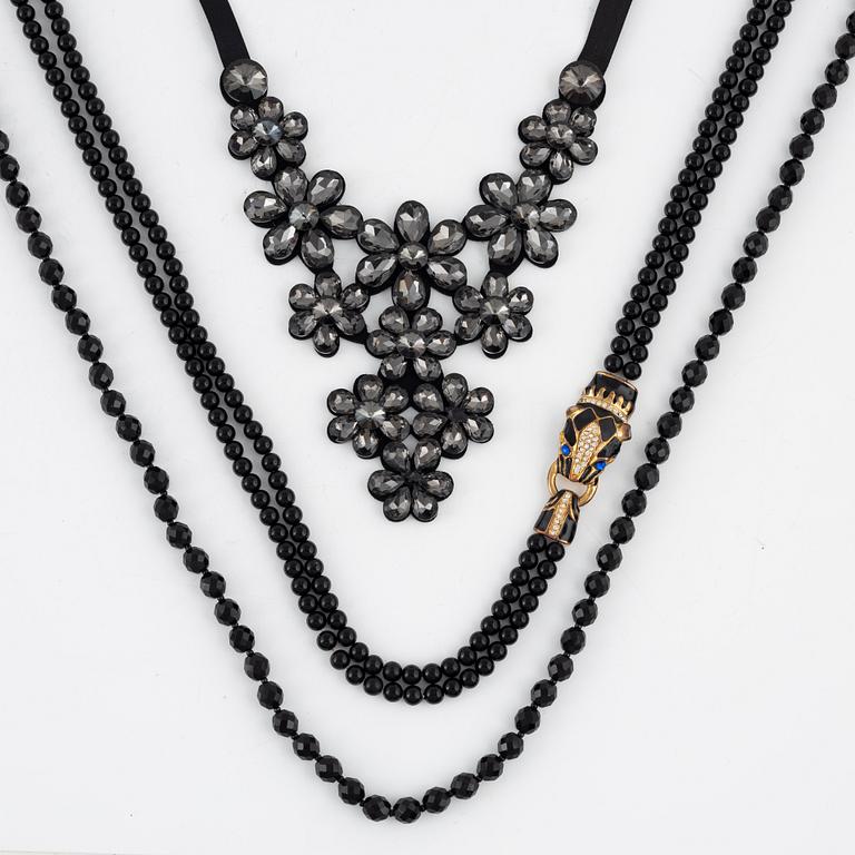 A set of bijoutries, including Christian Lacroix.