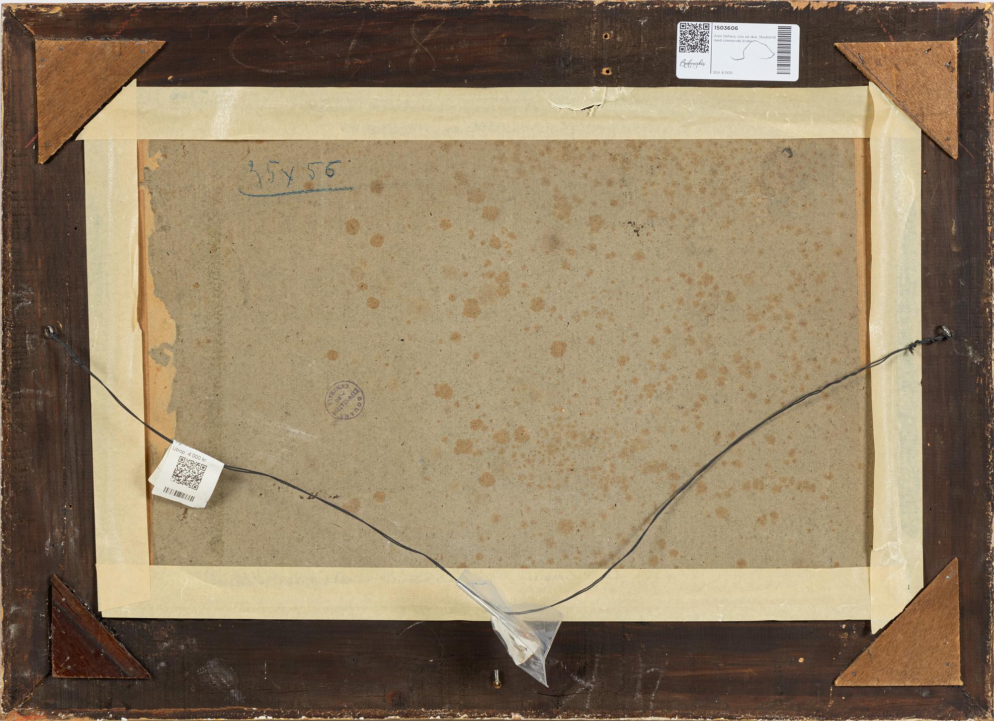 Alexandre Defaux, Stadsmotiv med änder i å.