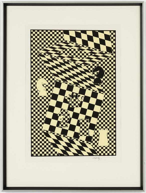Victor Vasarely, "L'Echiquier".