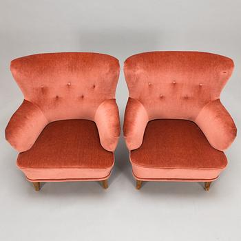 Ilmari Lappalainen, Fåtöljer, ett par, "Laila", Asko, Finland 1900-talets mitt.