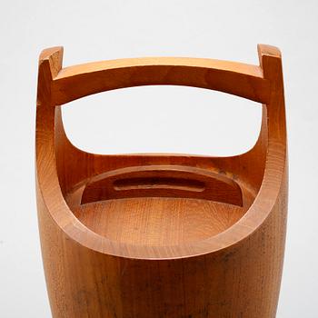 A teak ice bucket by Jens H Quistgaard for Dansk Designs, 1950/60s.
