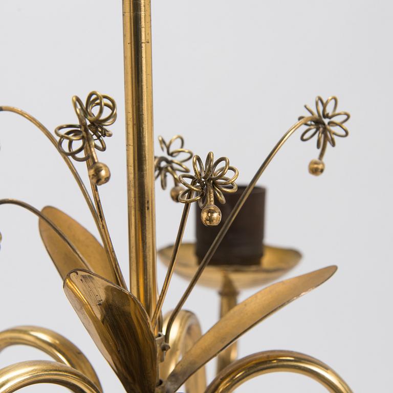 Taklampa,  tillverkare V. Soini Oy, 1900-talets mitt.