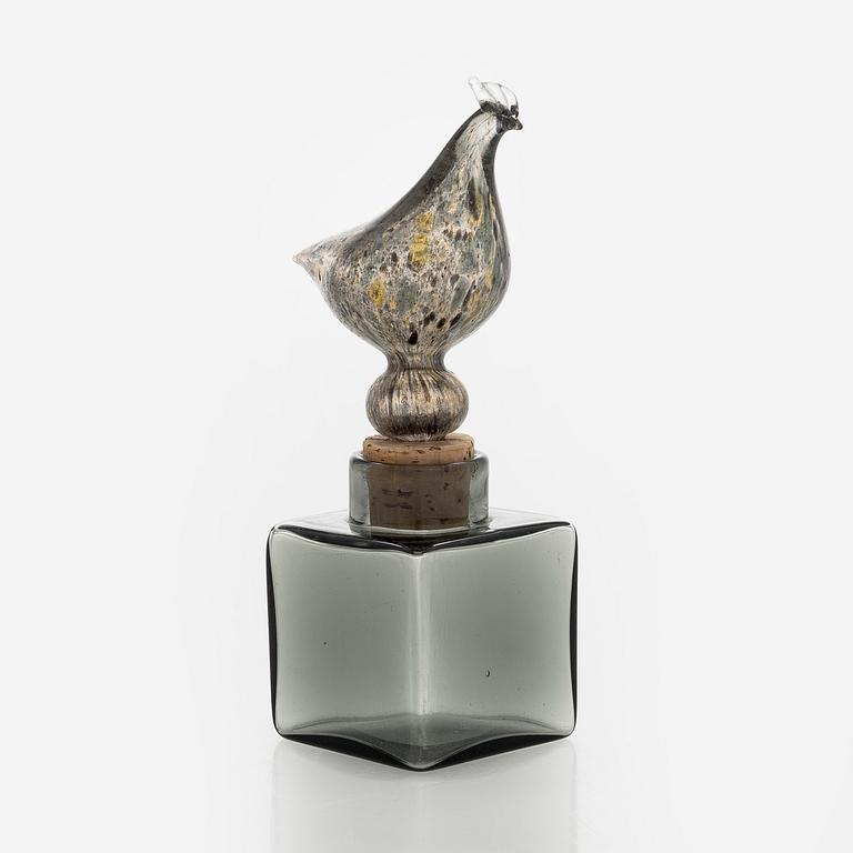 Kaj Franck, flaska, KF254, signerad K. Franck Nuutajärvi -61.