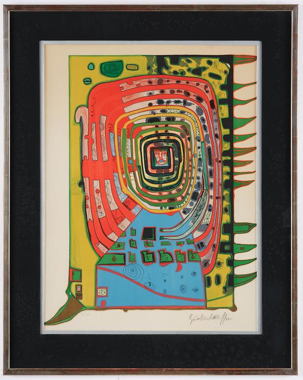 Friedensreich Hundertwasser, "The False Eyelash".