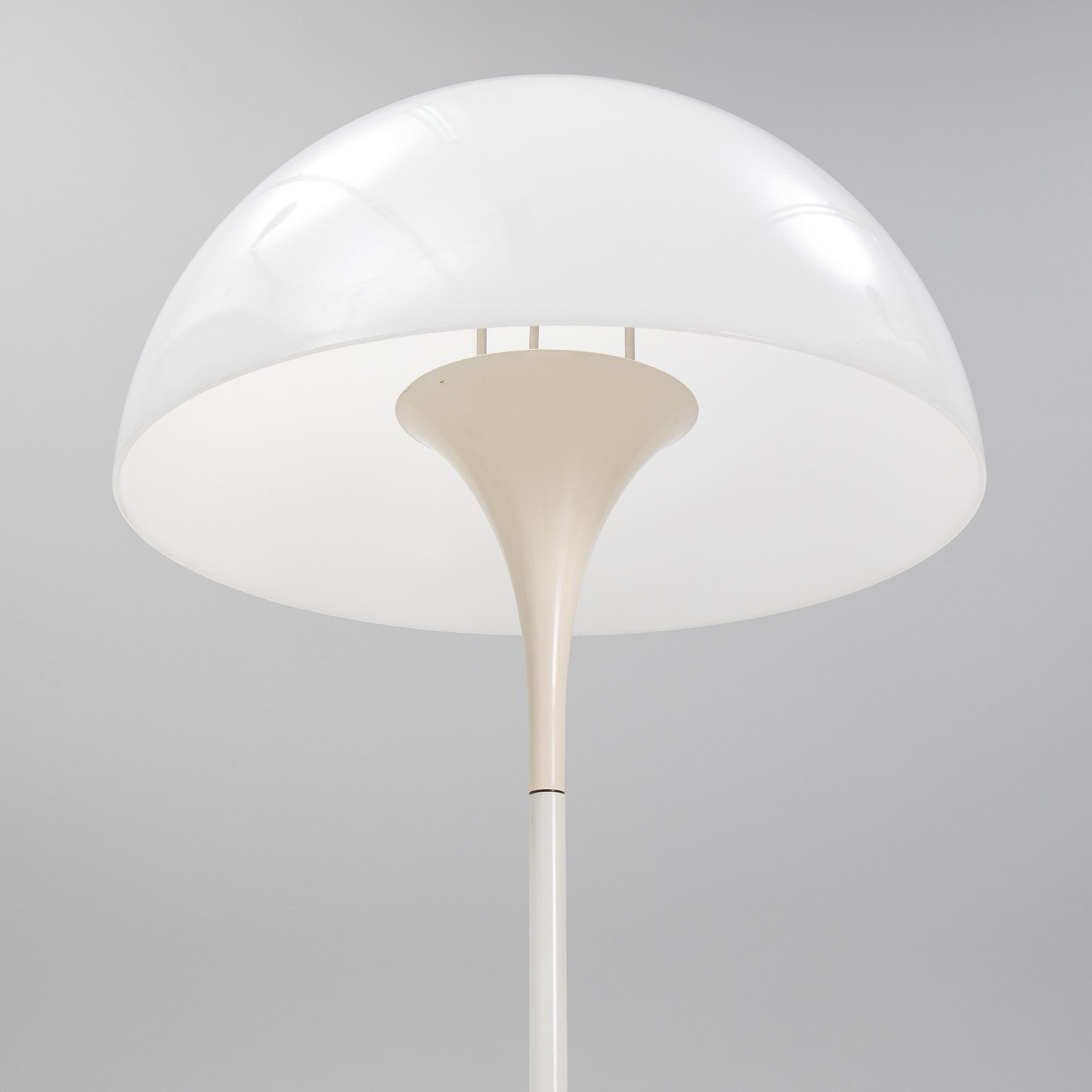 Verner Panton, a 'Panthella' floor light, 1970's.