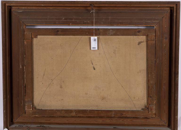 Unknown artist, Forest landscape, Denmark, 19th century.