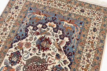 An Isfahan rug signed Seirafian (Ali Seirafian), central Persia c. 201 x 131 cm.