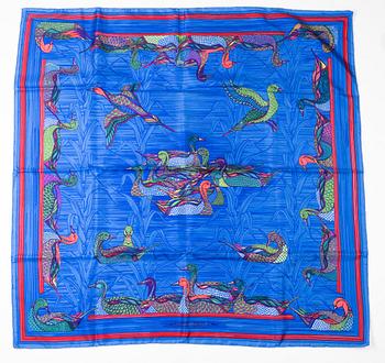 Hermès, scarf, "La Mare aux Canards Scarf".