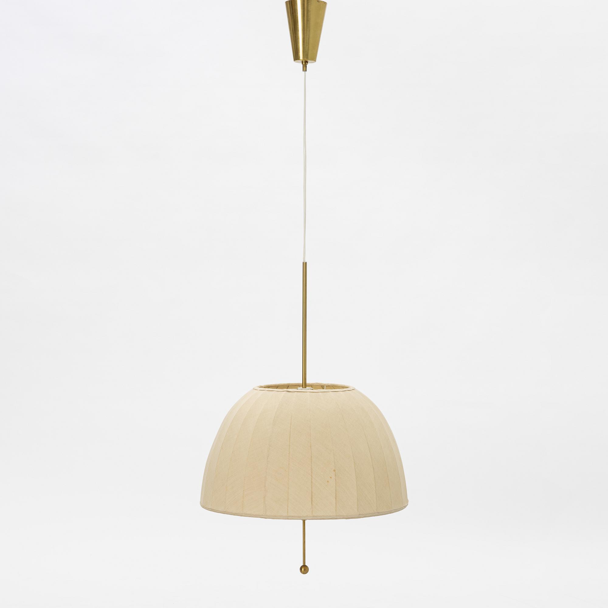 Hans-Agne Jakobsson, a model T 549/3 brass ceiling light, Markaryd.