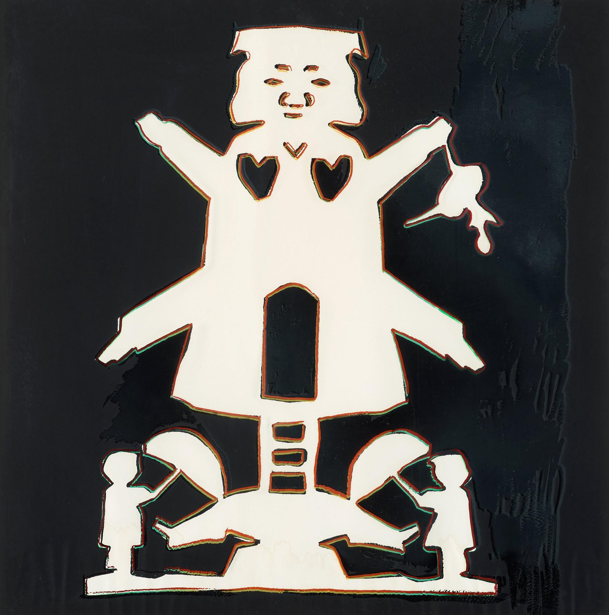 ANDY WARHOL, the complete suite with four silkscreens in colours, 1987,